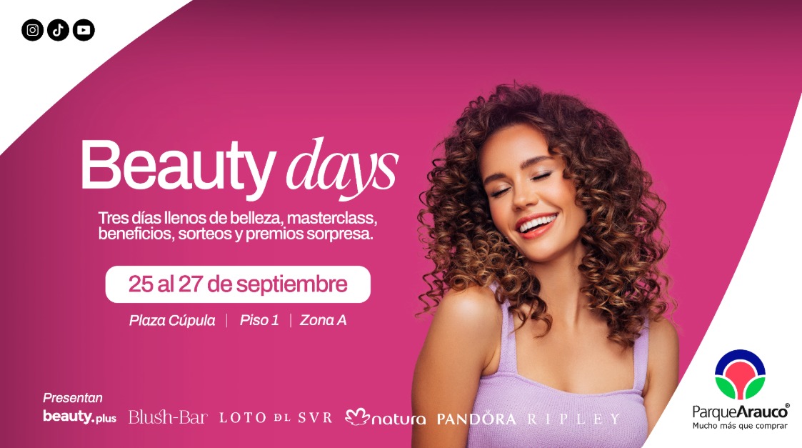 "Beauty Days" en Parque Arauco